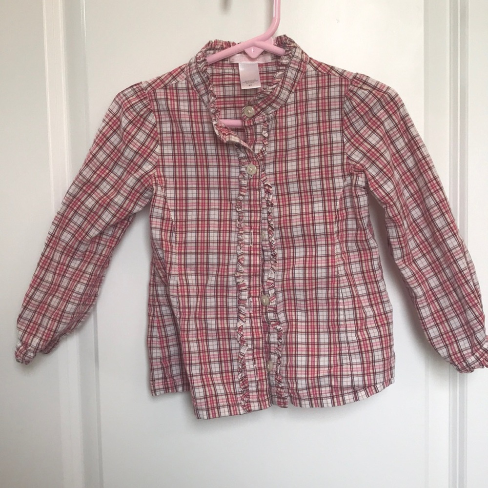 Janie and Jack 2T girls button down shirt